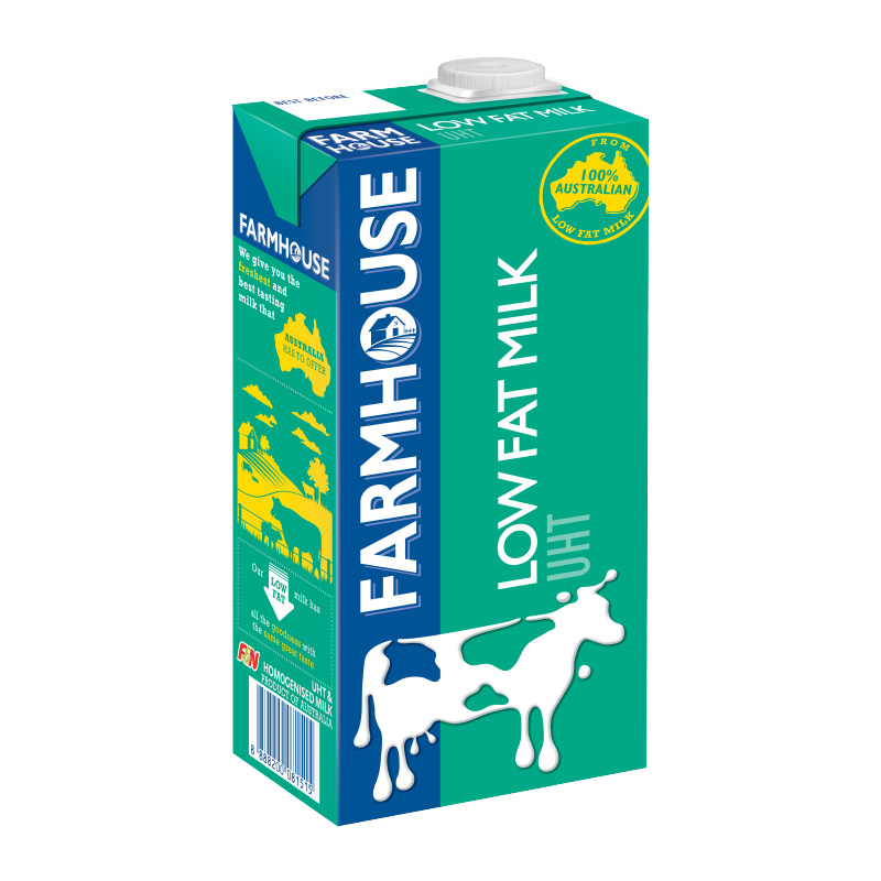 FARMHOUSE UHT Low Fat Milk 1L X 12