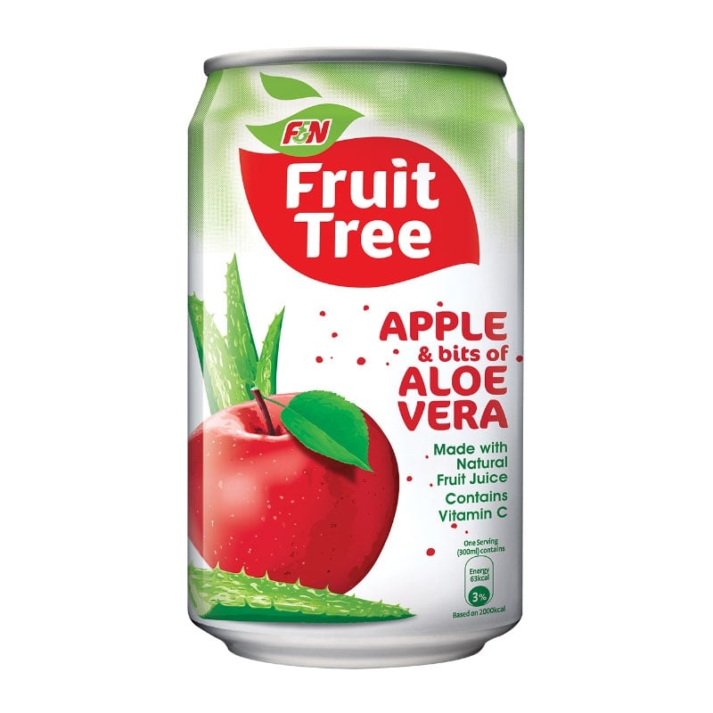FRUIT TREE Apple Aloe Vera 300ML X 12