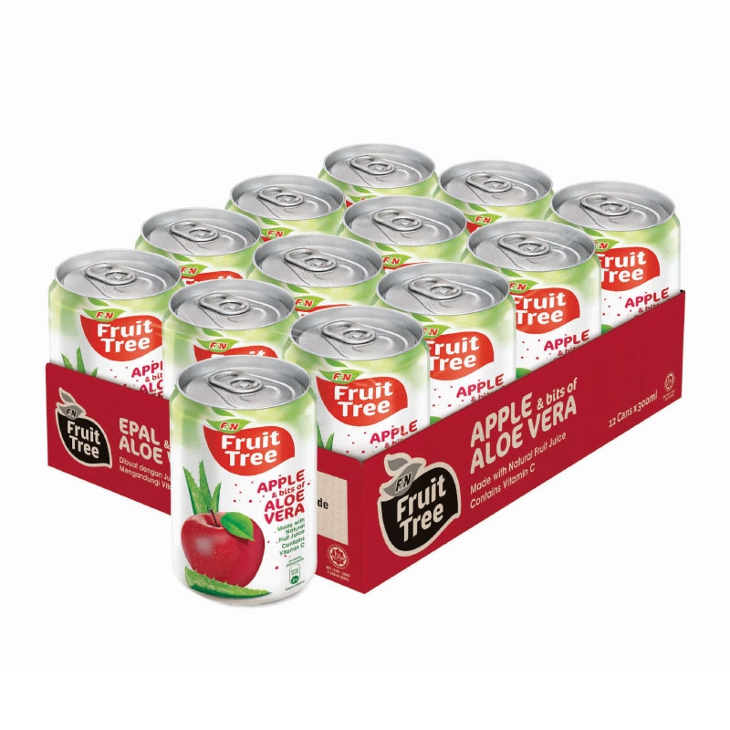 FRUIT TREE Apple Aloe Vera 300ML X 12