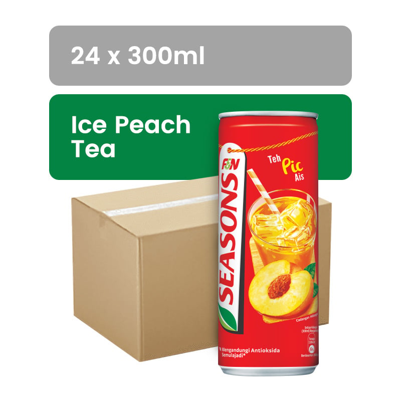 F&N SEASONS Ice Peach Tea 300ML X 24