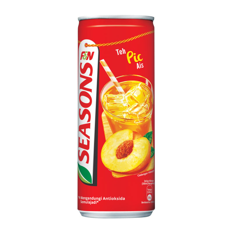 F&N SEASONS Ice Peach Tea 300ML X 24