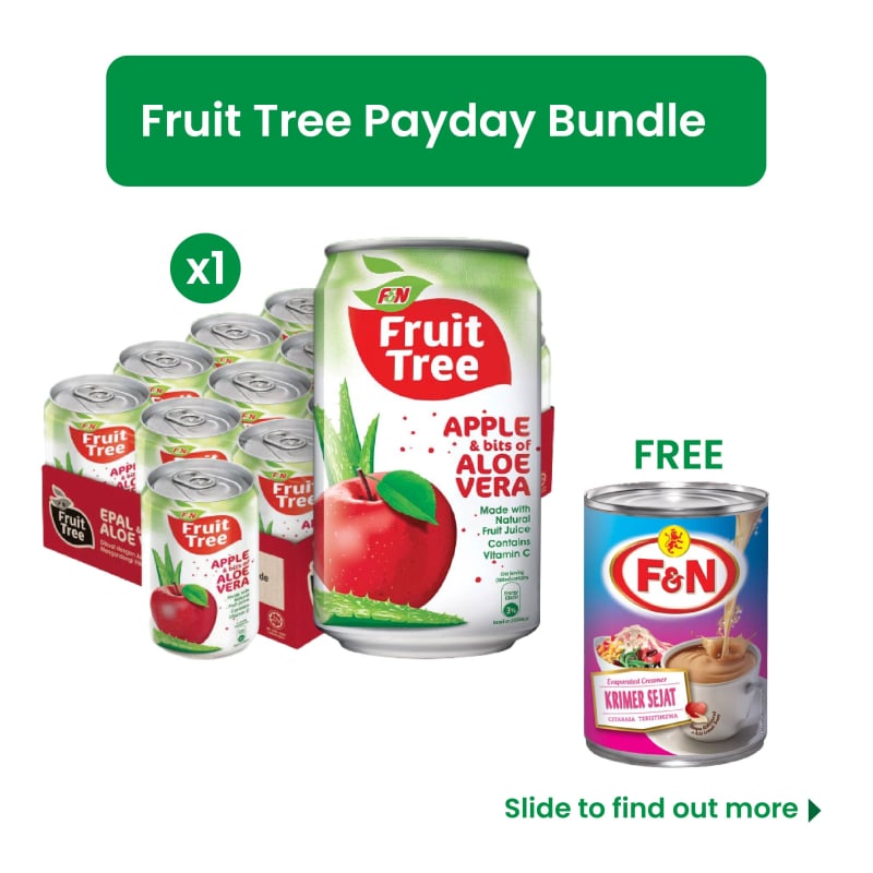 Fruit Tree Bundle-Fruit Tree APPLE Aloe Vera 300ML x 12