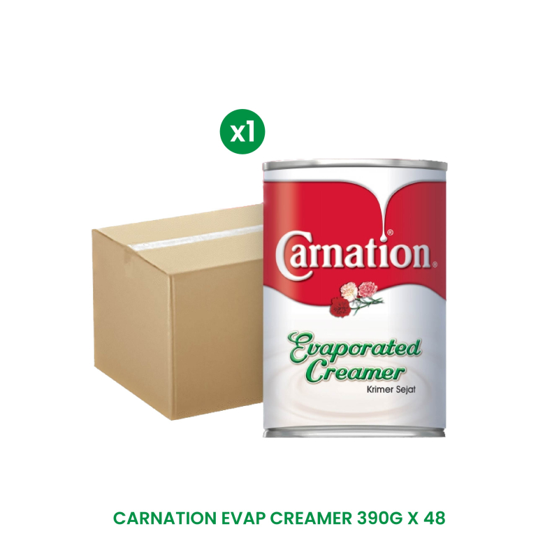 Milk Bundle-CARNATION Evap Creamer 390G X 48