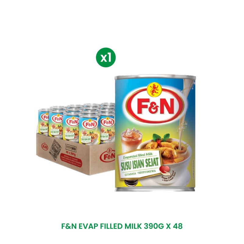 Milk Bundle-F&N EVAP FILLED MILK 390G X 48