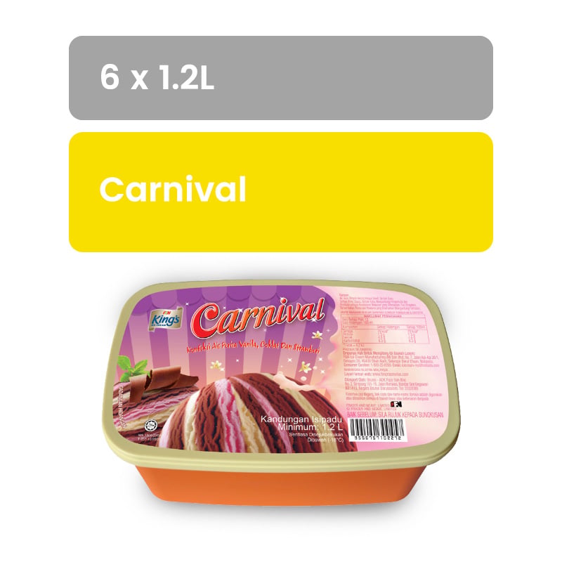 KING'S Regular Carnival 1.2L x 6