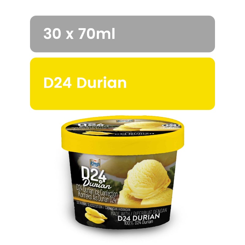 KING'S D24 Durian Cup 70ML x 30