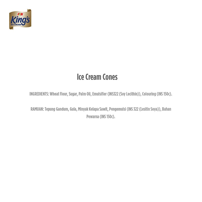 KING'SIce Cream Cone 10's x 3