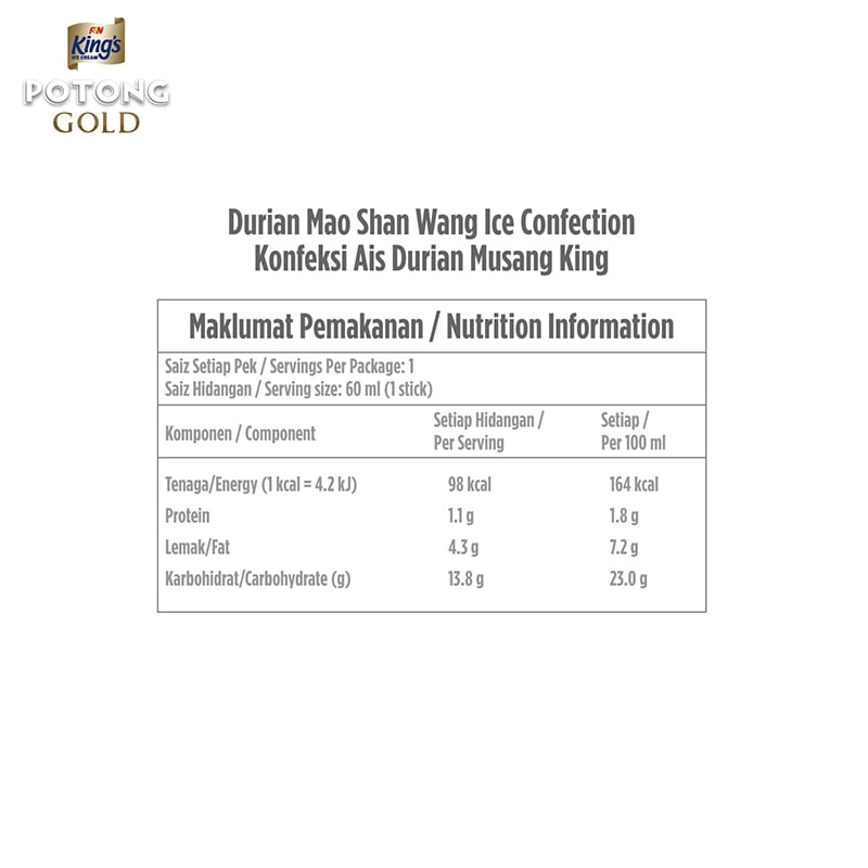 KING'S Potong Mao Shan Wang 60ML x 40