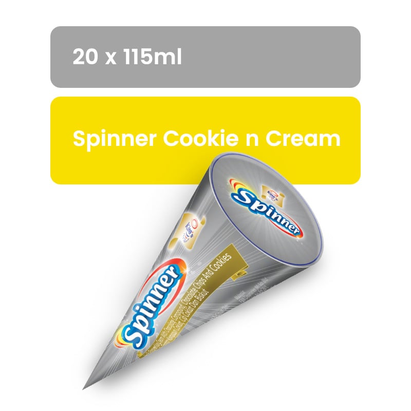KING'S Spinner Cookie n Cream 115ML x 20