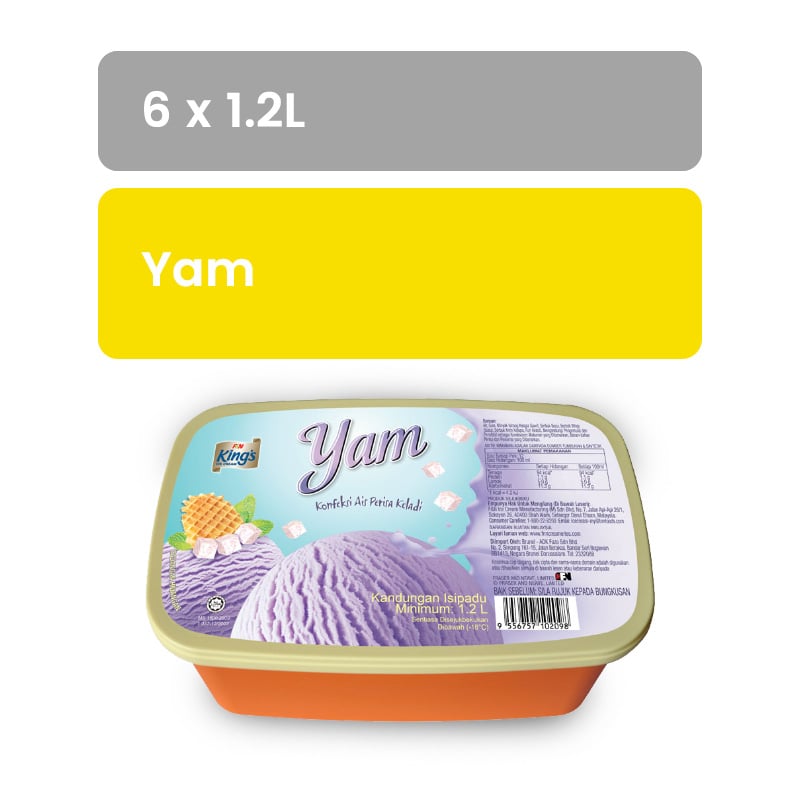 KING'S Regular Yam 1.2L x 6