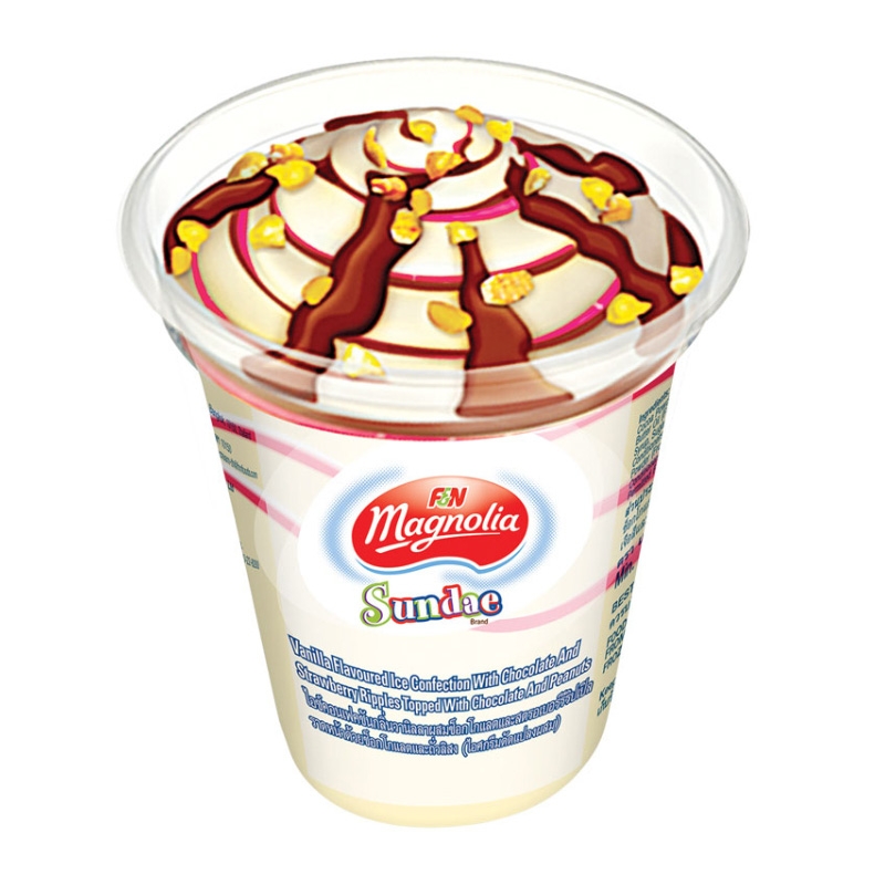 MAGNOLIA Cravio Sundae Cup 145ML x 18