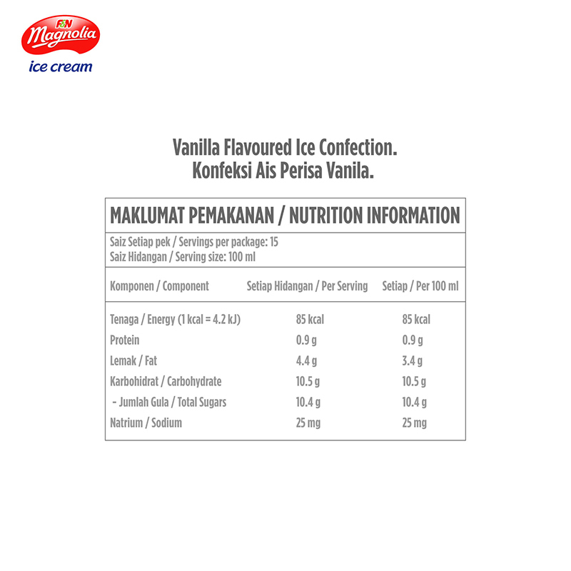 MAGNOLIA 1.5L - Vanilla x 6