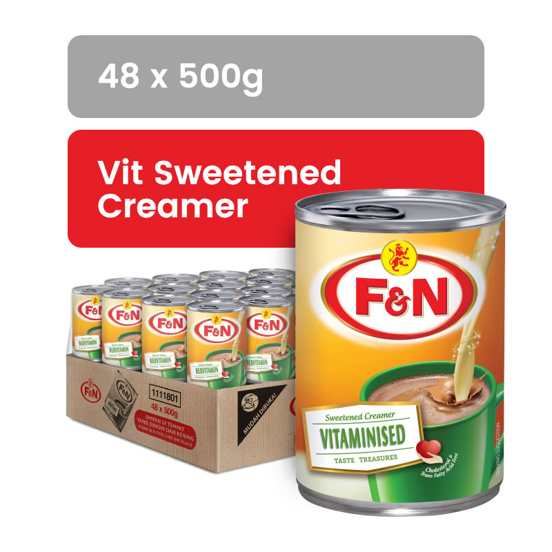F&N Vit Sweetened Creamer 500G X 48 - Test Product