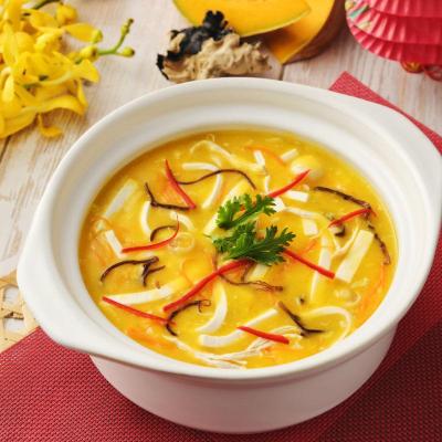 Pumpkin Tofu Soup