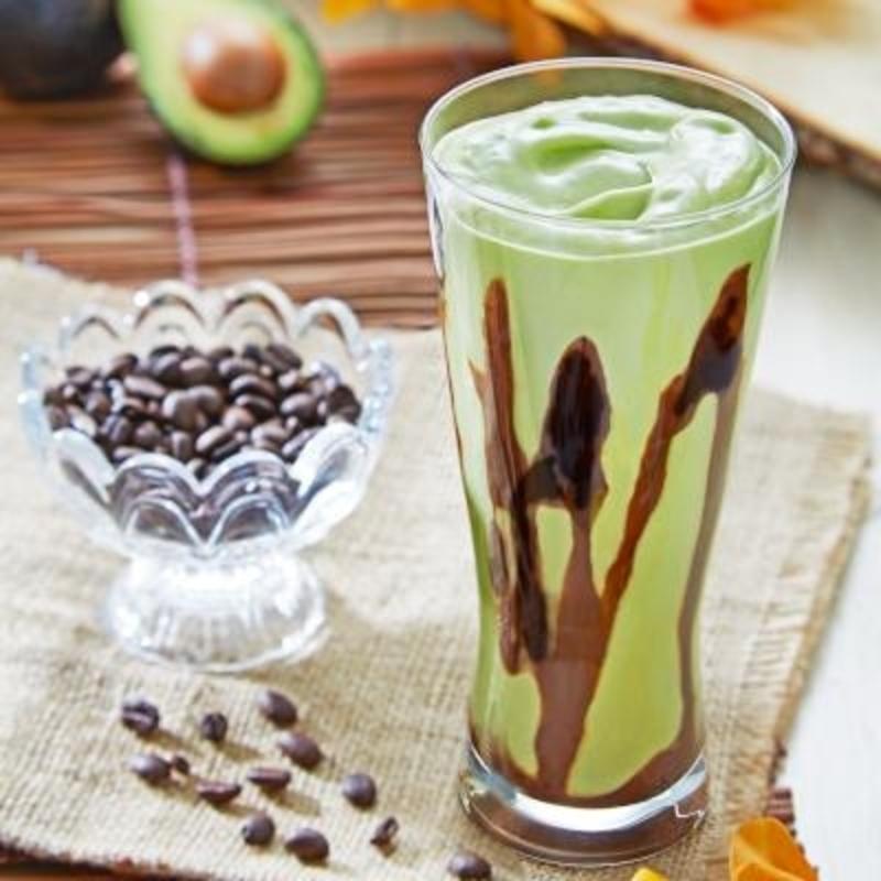 Ice Blended Avocado Coffee 