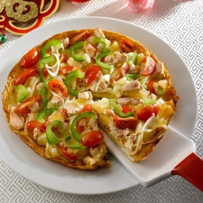 Puffy Omelette Pizza