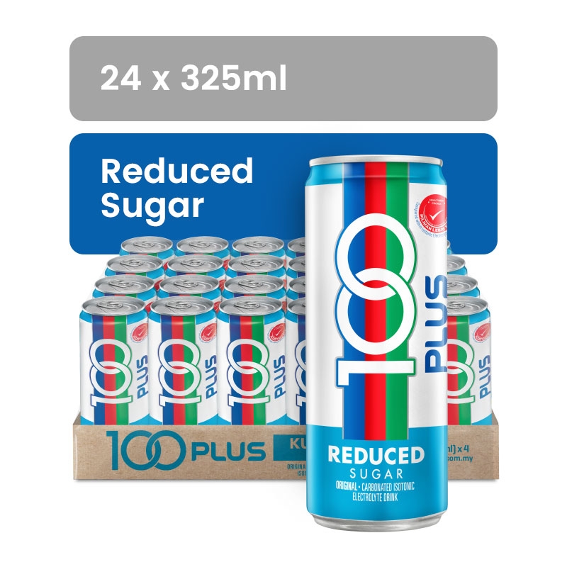 100PLUS Reduced Sugar 325ML X 24