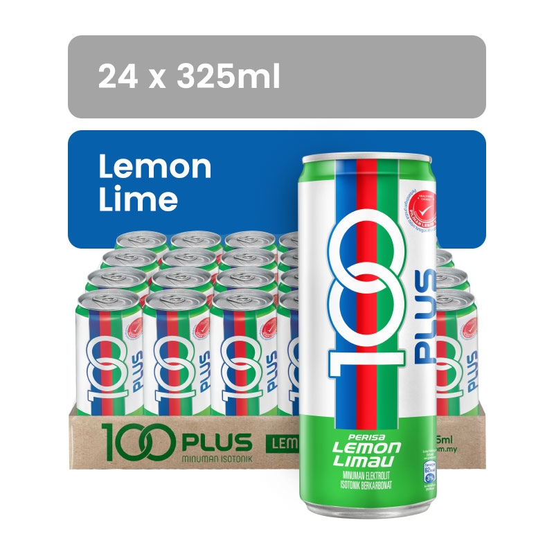 100PLUS Lemon Lime 325ML X 24