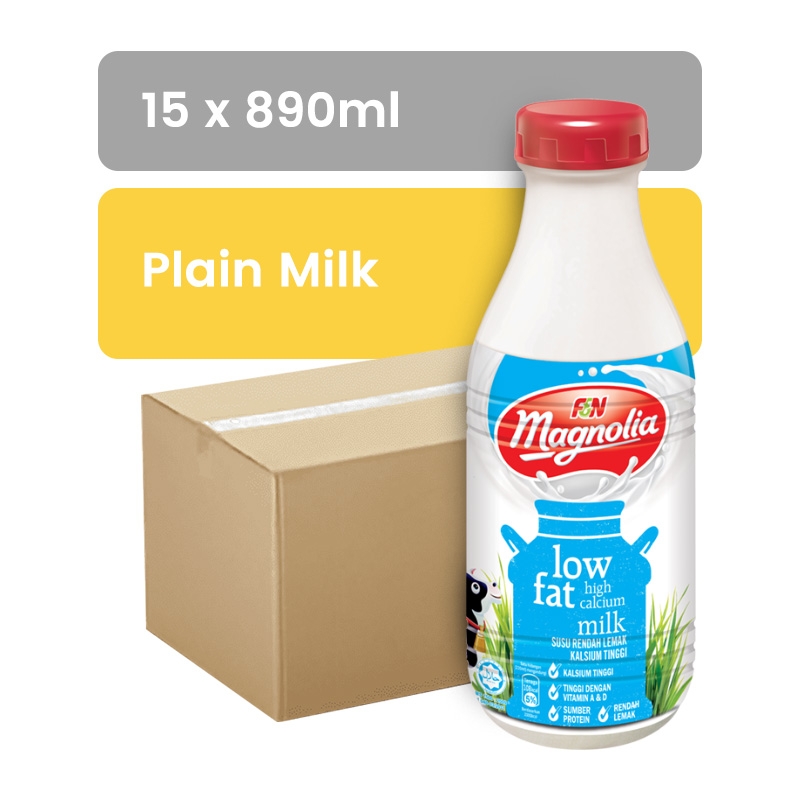 MAG Sterrlised Plain Milk 890ML X 15