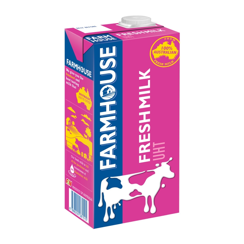 FARMHOUSE UHT Fresh Milk 1L X 12
