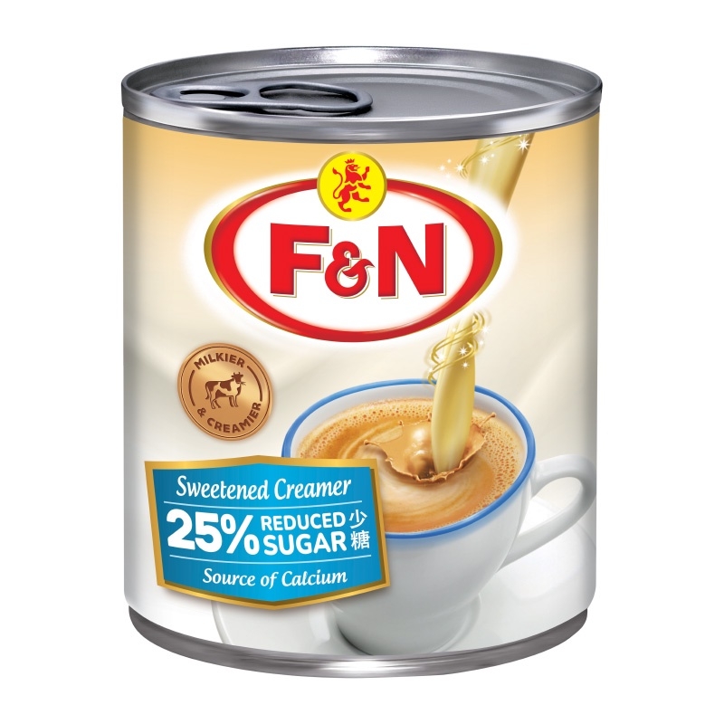 F&N 25% Reduced Sugar Sweetened Creamer 380G X 24