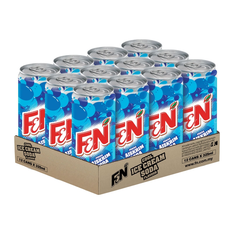 F&N Ice Cream Soda 325ML X 12