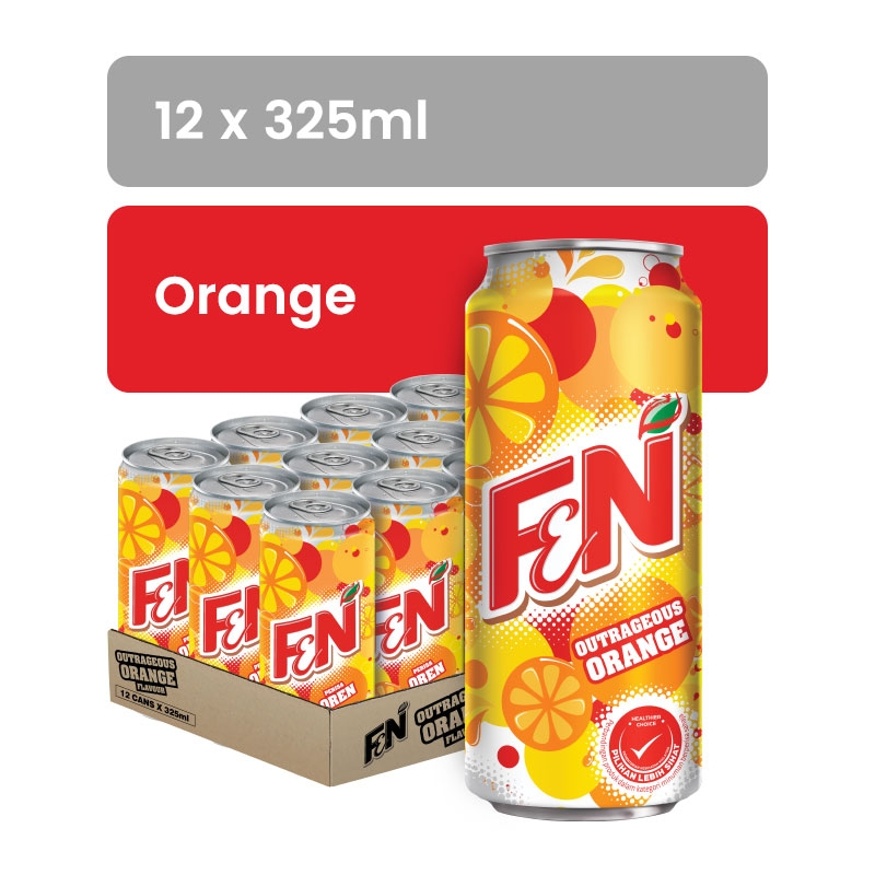 F&N Orange 325ML X 12