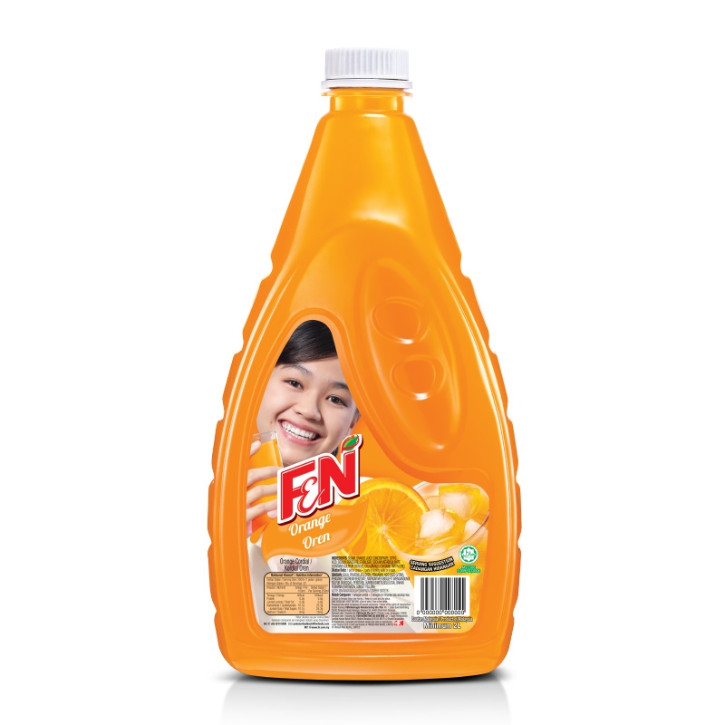 F&N Orange Cordial 2L X 6