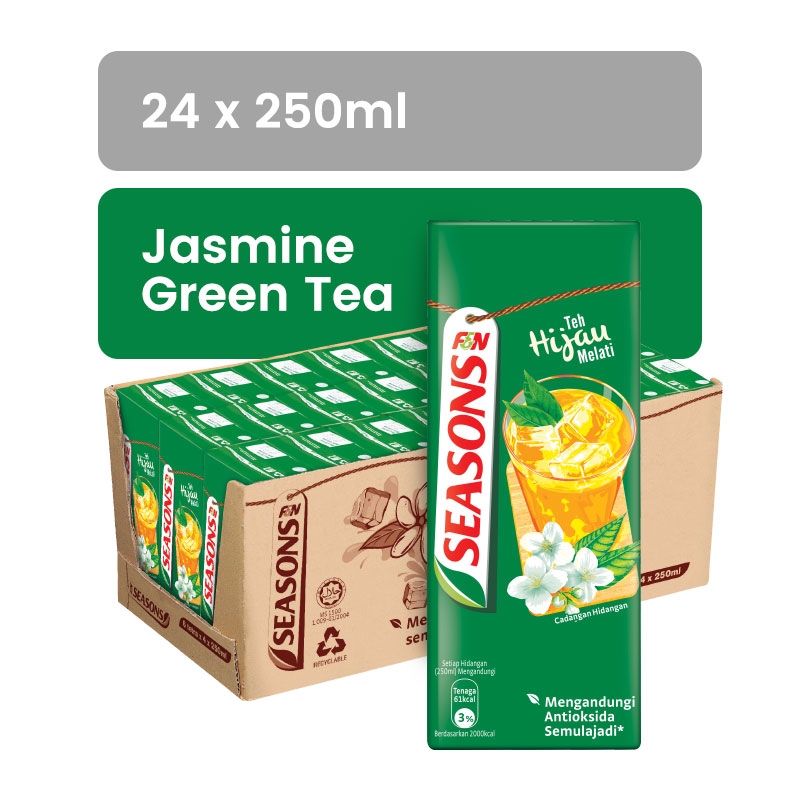 F&N SEASONS Jasmine Green Tea  250ML X 24