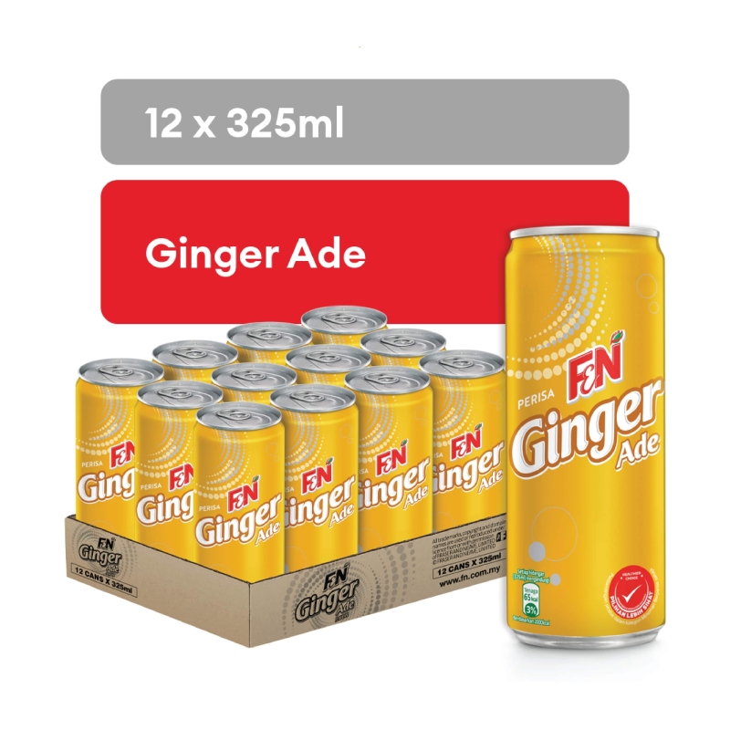 F&N Ginger Ade 325ML X 12