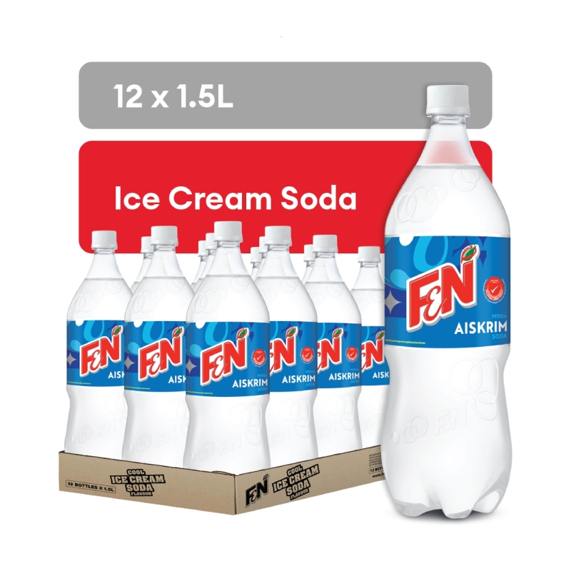 F&N Ice Cream Soda 1.5L X 12