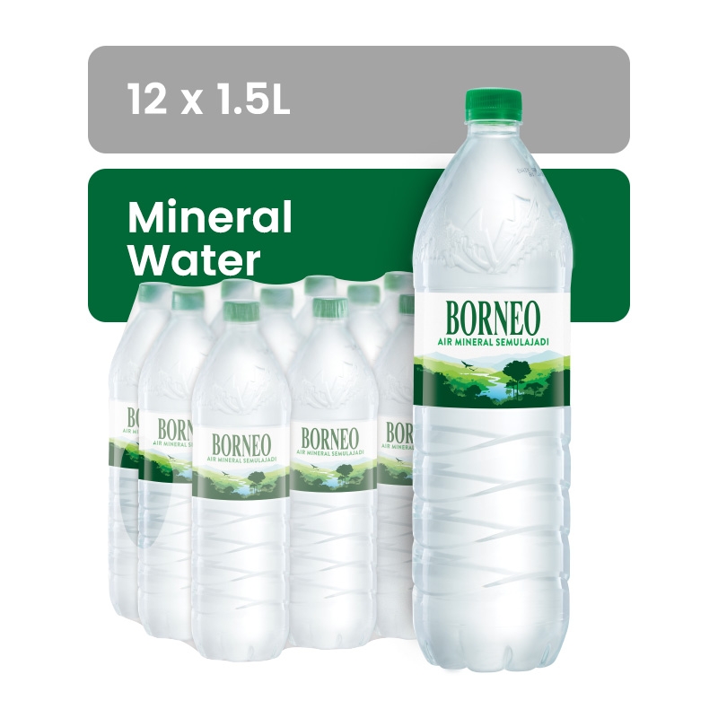 BORNEO Mineral Water 1.5L x 12