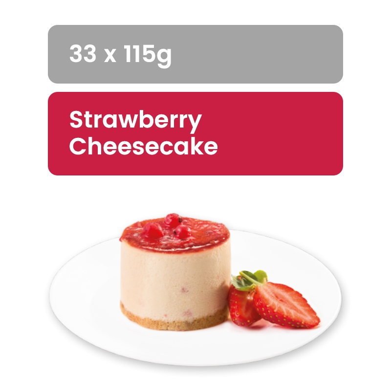 CHATEAU GATEAUX Strawberry Cheesecake 115G x 33