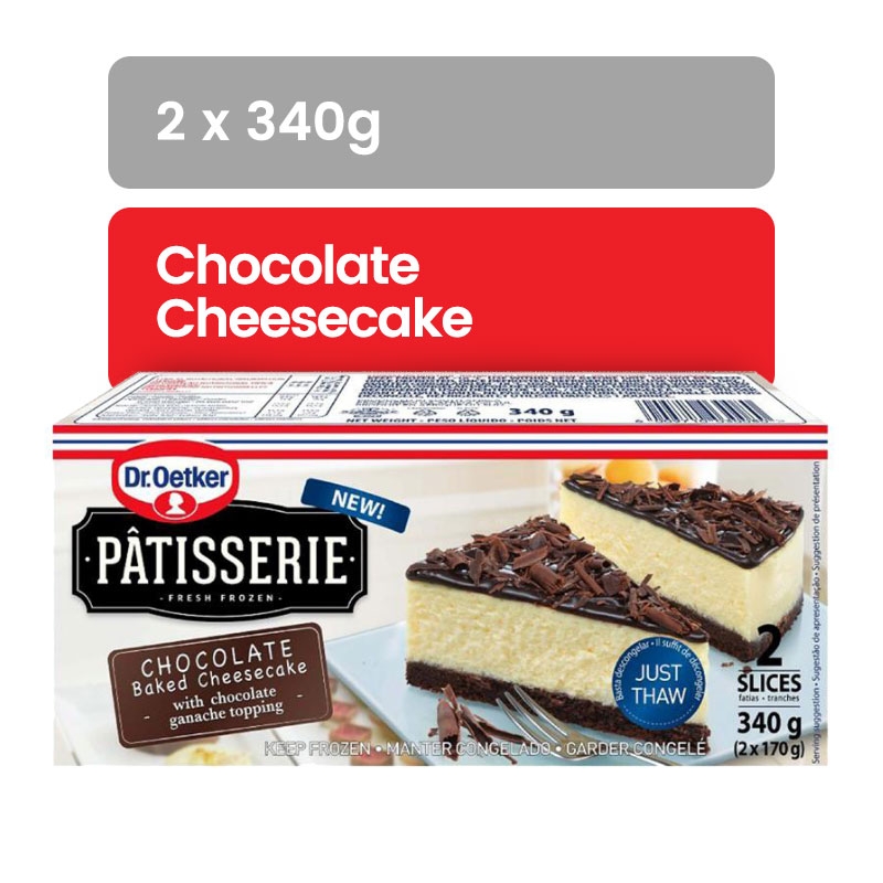 DR. OETKER Patisserie Chocolate Cheesecake 340G x 2