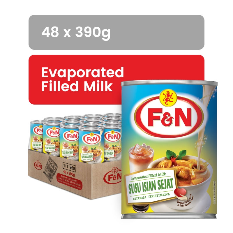 F&N Evap Filled Milk 390G X 48