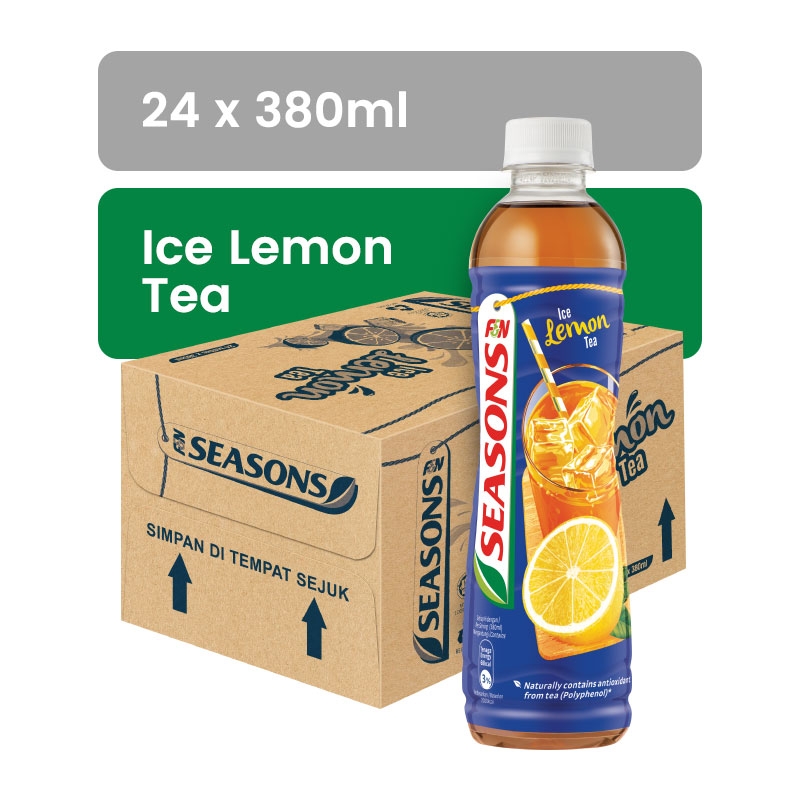 F&N SEASONS Ice Lemon Tea 380ML X 24