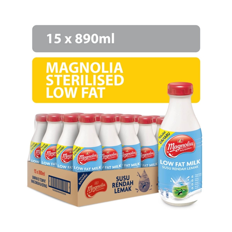 MAG Sterrlised Plain Milk 890ML X 15