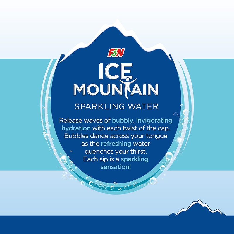 ICE MOUNTAIN Sparkling Water Classic 350ML X 24