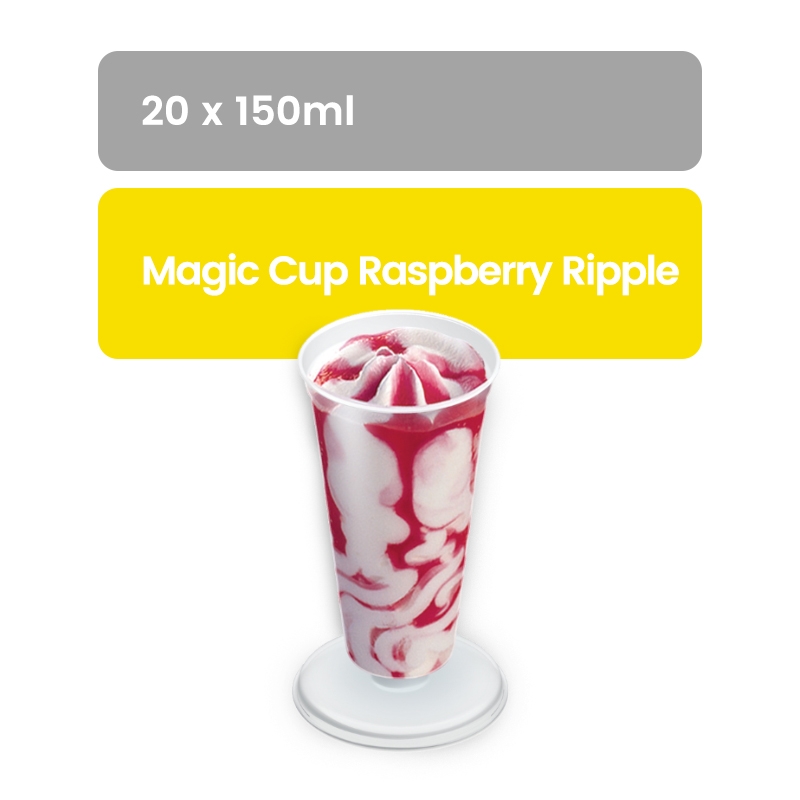 KING'S Magic Cup - Raspberry Ripple 150ML x 20