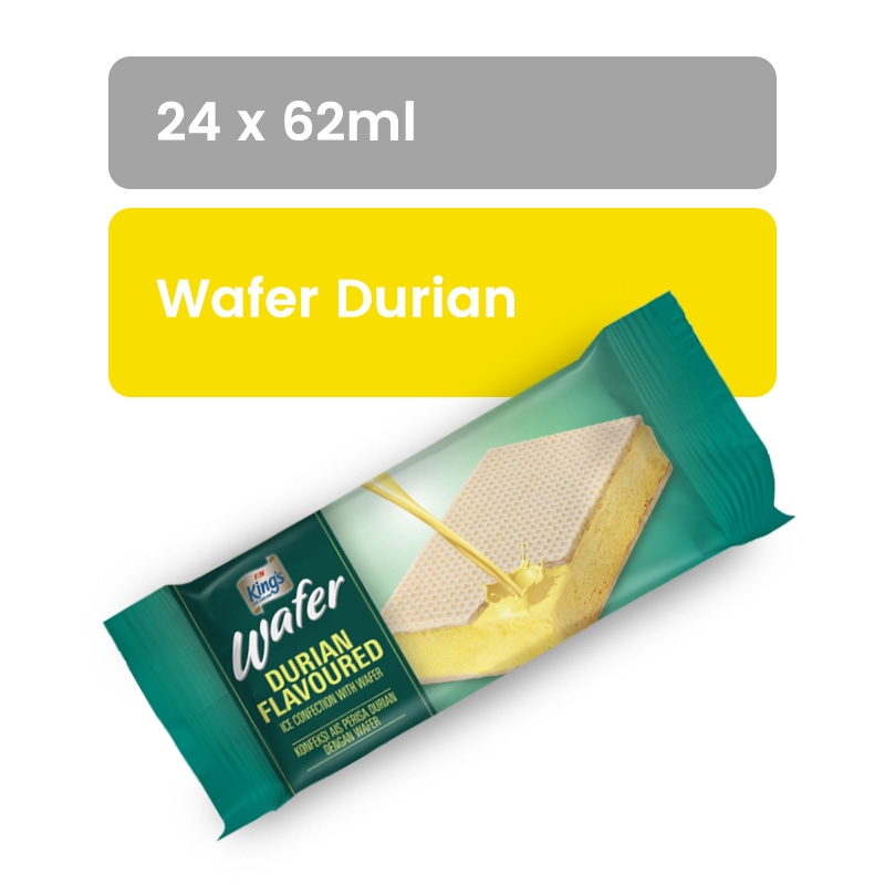 KING'S Wafer Durian 62ml x 24