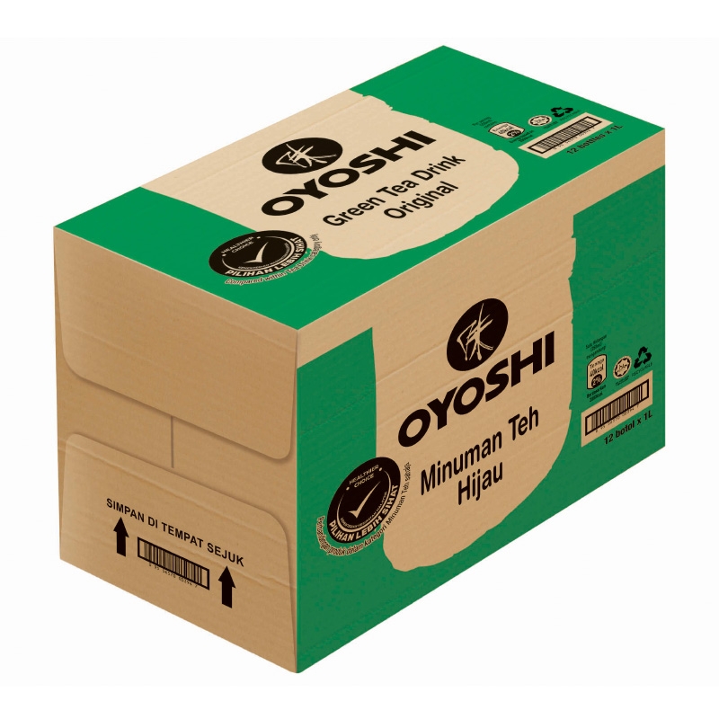 OYOSHI Green Tea Original 1L X 12
