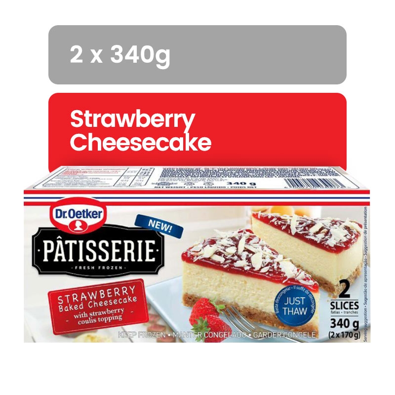DR. OETKER Patisserie Strawberry Cheesecake 340G x 2
